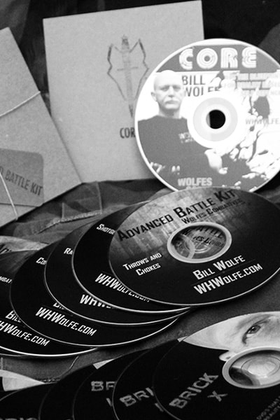 Full Battle Kit Dvds - Bill Wolfe Wolfes Full Battle Kit 19 set training dvds Original Defendo dvds. Release over a decade ago. Core DVD Picture